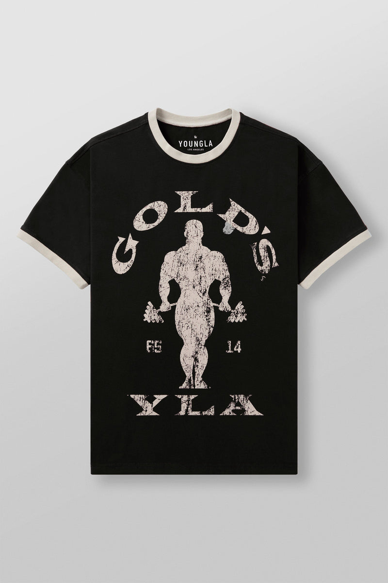 Camisetas con ribetes de Golds Gym