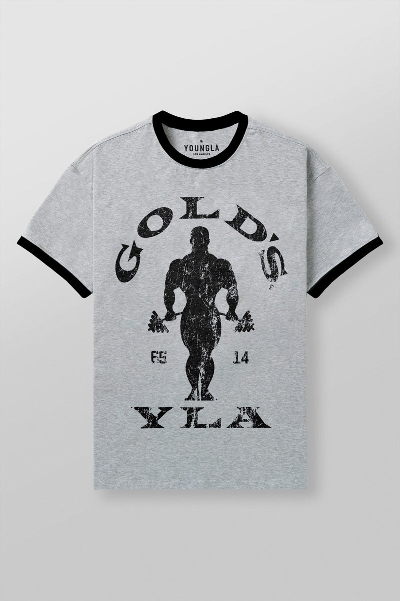 Camisetas con ribetes de Golds Gym