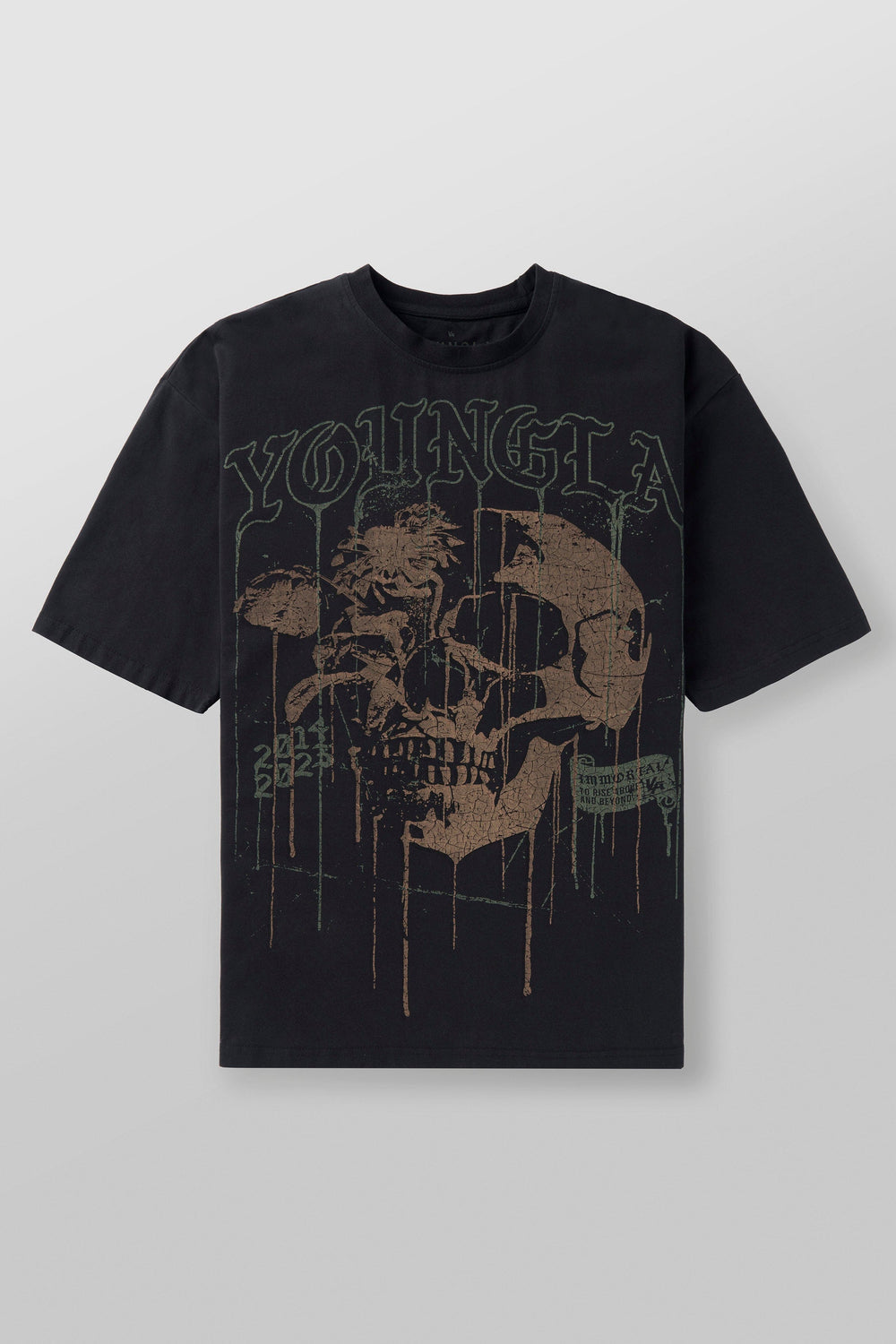 Camisetas con calaveras florales