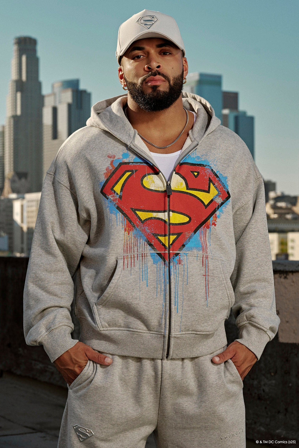 Superman Drip Zip-Ups
